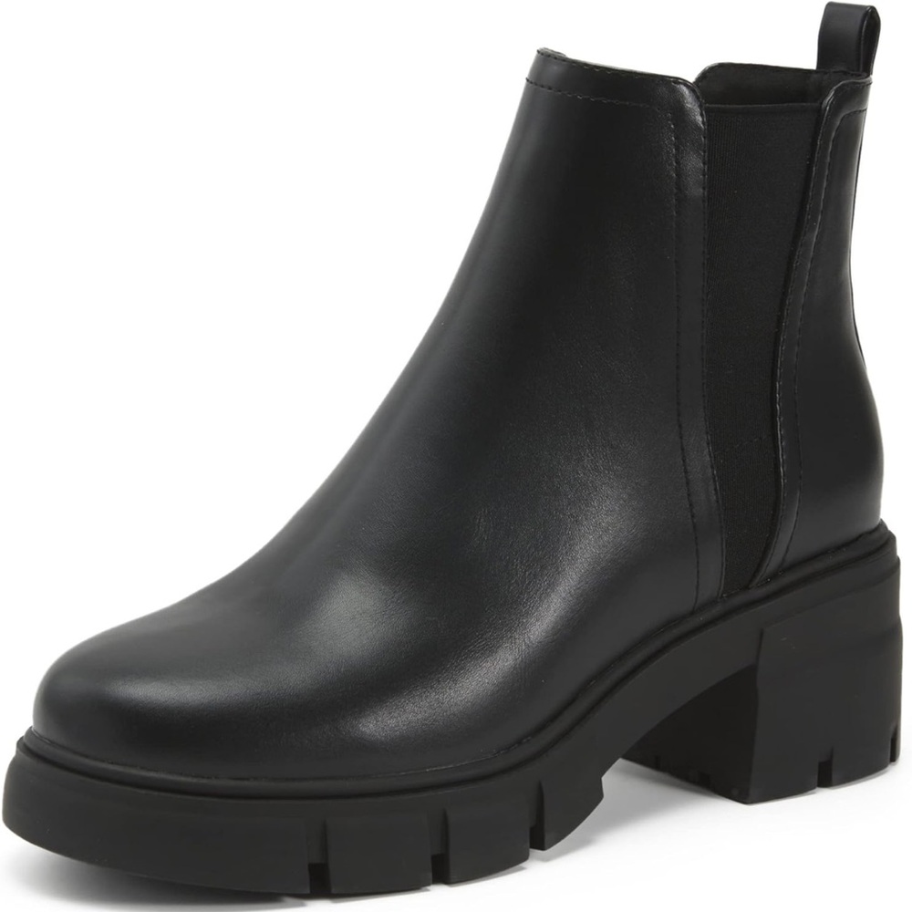 Black Chelsea boots